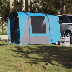 vidaXL Car Tent 4-Person Blue Waterproof tent garden tent outdoor shelter - blue - Additional view 2