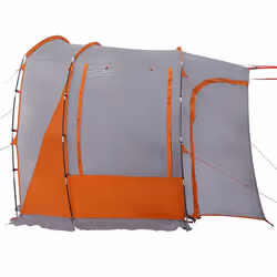 vidaXL Car Tent 4-Person Blue Waterproof tent garden tent outdoor shelter - grey and orange - Additional view 6