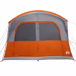vidaXL Car Tent 4-Person Waterproof Car Tailgate Tent SUV Tailgate Awning - grey and orange - Additional view 6
