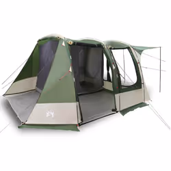 vidaXL Car Tent Grey and Orange Waterproof tent garden tent outdoor shelter - green