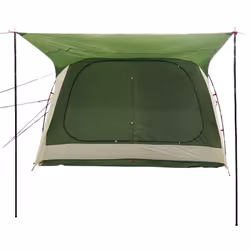 vidaXL Car Tent Grey and Orange Waterproof tent garden tent outdoor shelter - green - Additional view 10