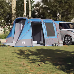 vidaXL Car Tent Grey and Orange Waterproof tent garden tent outdoor shelter - blue - Additional view 2