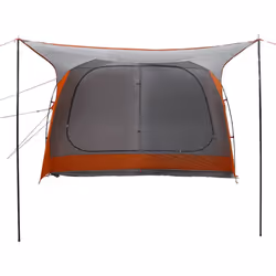 vidaXL Car Tent Grey and Orange Waterproof tent garden tent outdoor shelter - grey and orange - Additional view 8