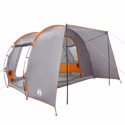 vidaXL Car Tent 2-Person Car Tailgate Shade Tent Grey and Orange Waterproof - Additional view 2