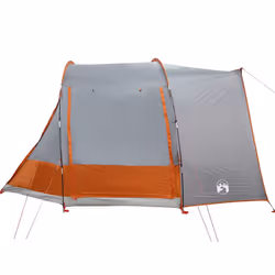 vidaXL Car Tent 2-Person Car Tailgate Shade Tent Grey and Orange Waterproof - Additional view 7