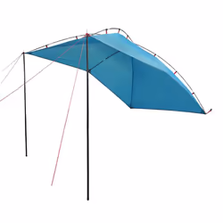 vidaXL Car Tent Green Waterproof tent garden tent outdoor shelter camping tent - blue