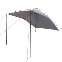 vidaXL Car Tent Blue Waterproof tent garden tent outdoor shelter camping tent - grey and orange