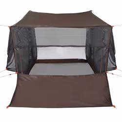 vidaXL Car Tent 2-Person Camouflage Waterproof tent garden tent - brown - Additional view 7