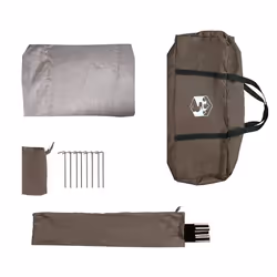 vidaXL Car Tent 2-Person Camouflage Waterproof tent garden tent - brown - Additional view 9