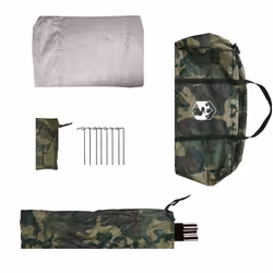 vidaXL Car Tent 2-Person Camouflage Waterproof tent garden tent - camouflage - Additional view 9