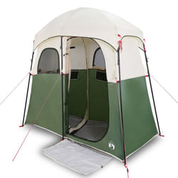 vidaXL Shower Tent 2-Person Patio Privacy Tent Toilet Tent Shelter Waterproof - green