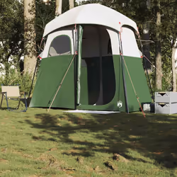 vidaXL Shower Tent 2-Person Patio Privacy Tent Toilet Tent Shelter Waterproof - green