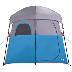 vidaXL Shower Tent 2-Person Patio Privacy Tent Toilet Tent Shelter Waterproof - blue - Additional view 6