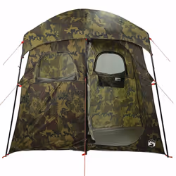 vidaXL Shower Tent 2-Person Patio Privacy Tent Toilet Tent Shelter Waterproof - camouflage - Additional view 5