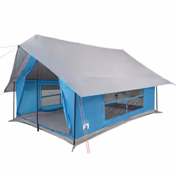 vidaXL Camping Tent 5-Person Outdoor Lightweight Tent Dome Tent Waterproof - blue