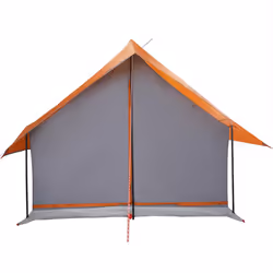 vidaXL Camping Tent 5-Person Outdoor Lightweight Tent Dome Tent Waterproof - grey and orange - Additional view 6