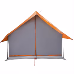 vidaXL Camping Tent 5-Person Outdoor Lightweight Tent Dome Tent Waterproof - grey and orange - Additional view 8