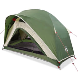 vidaXL Camping Tent 1-Person Blue Waterproof tent camping shelter - green