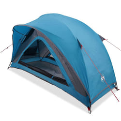 vidaXL Camping Tent 1-Person Blue Waterproof tent camping shelter - blue