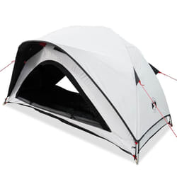 vidaXL Camping Tent 1-Person Blue Waterproof tent camping shelter - white blackout