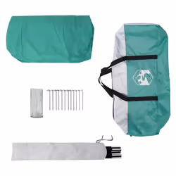 vidaXL Party Tent Grey Waterproof tent garden tent outdoor shelter - sea green - Additional view 6