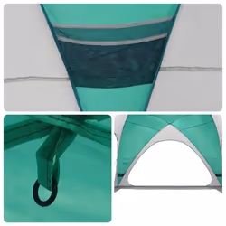 vidaXL Party Tent Grey Waterproof tent garden tent outdoor shelter - sea green - Additional view 8