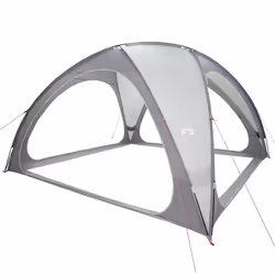 vidaXL Party Tent Grey Waterproof tent garden tent outdoor shelter - grey