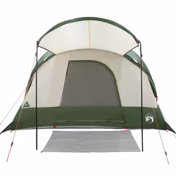 vidaXL Family Tent Tunnel 8-Person Green Waterproof tent garden tent - green - Additional view 5