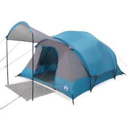 vidaXL Family Tent Tunnel 8-Person Green Waterproof tent garden tent - blue