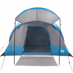 vidaXL Family Tent Tunnel 8-Person Green Waterproof tent garden tent - blue - Additional view 4
