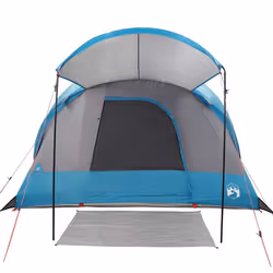 vidaXL Family Tent Tunnel 8-Person Green Waterproof tent garden tent - blue - Additional view 5