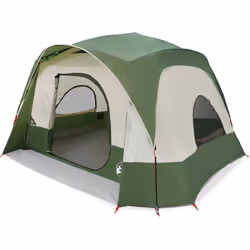 vidaXL Family Tent Cabin 6-Person Green Waterproof tent garden tent - green