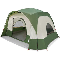 vidaXL Family Tent Cabin 6-Person Green Waterproof tent garden tent - green
