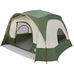 vidaXL Family Tent Cabin 6-Person Green Waterproof tent garden tent - green