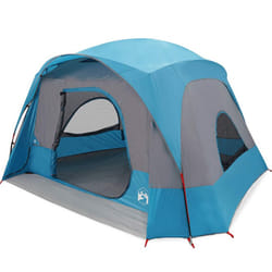 vidaXL Family Tent Cabin 6-Person Green Waterproof tent garden tent - blue