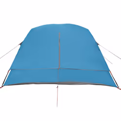 vidaXL Camping Tent Cabin 4-Person Grey and Orange Waterproof tent - blue - Additional view 7