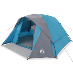 vidaXL Family Tent Cabin 6-Person Green Waterproof tent garden tent - blue