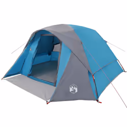 vidaXL Family Tent Cabin 6-Person Green Waterproof tent garden tent - blue