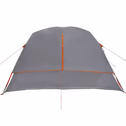 vidaXL Family Tent Cabin 6-Person Green Waterproof tent garden tent - grey and orange - Additional view 7