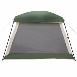 vidaXL Family Tent Cabin 6-Person Grey and Orange Waterproof tent garden tent - green - Additional view 6