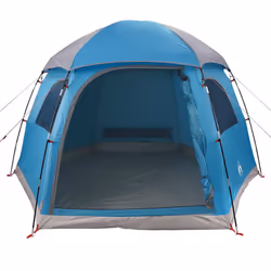 vidaXL Family Tent Igloo 6-Person Green Waterproof tent garden tent - blue - Additional view 4