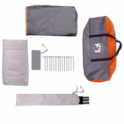 vidaXL Family Tent Igloo 6-Person Green Waterproof tent garden tent - grey and orange - Additional view 9