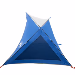 vidaXL Beach Tent 2-Person Grey Waterproof tent garden tent outdoor shelter - azure blue - Additional view 6