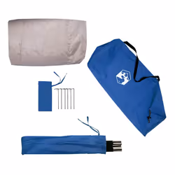 vidaXL Beach Tent 2-Person Grey Waterproof tent garden tent outdoor shelter - azure blue - Additional view 9