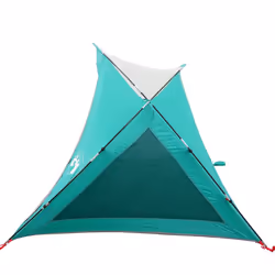 vidaXL Beach Tent 2-Person Grey Waterproof tent garden tent outdoor shelter - sea green - Additional view 6