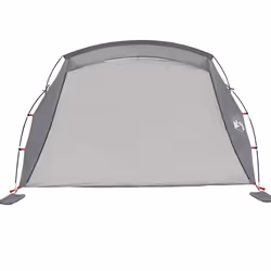 vidaXL Beach Tent 2-Person Grey Waterproof tent garden tent outdoor shelter - grey - Additional view 5