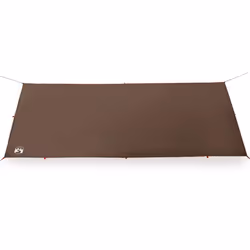 vidaXL Camping Tarp Outdoor Tarpaulin Shelter Sunshade Tent Tarp Waterproof - brown, 506 x 306 cm - Additional view 4