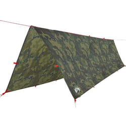 vidaXL Camping Tarp Outdoor Tarpaulin Shelter Sunshade Tent Tarp Waterproof - camouflage, 506 x 306 cm