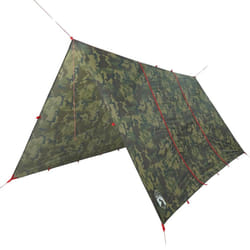 vidaXL Camping Tarp Outdoor Tarpaulin Shelter Sunshade Tent Tarp Waterproof - camouflage, 451 x 420 cm