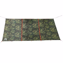 vidaXL Camping Tarp Outdoor Tarpaulin Shelter Sunshade Tent Tarp Waterproof - camouflage, 451 x 420 cm - Additional view 4
